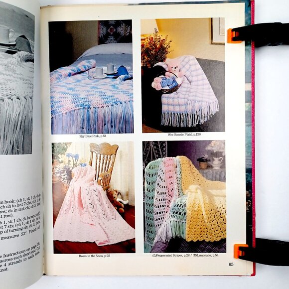 Weekend Afghans Jean Leinhauser Rita Weiss 144 Pgs 16 Pgs Full Color Index Vtg - Picture 11 of 16